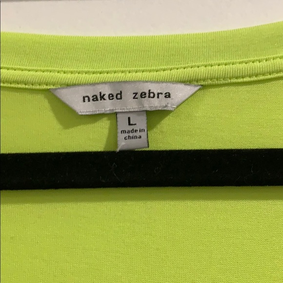 Naked zebra v neck - Picture 2 of 2